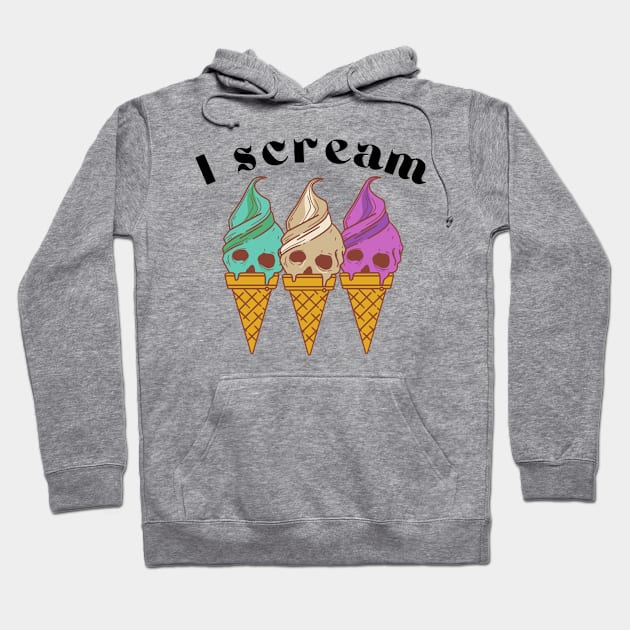 I scream Hoodie by calorie no rutubo